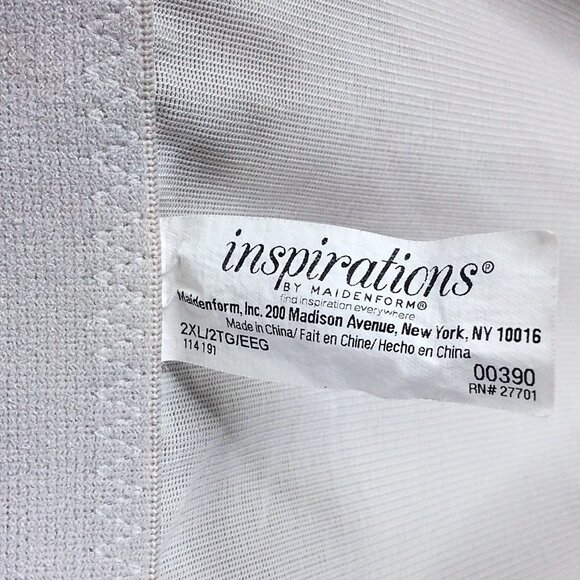 Maidenform Inspirations Shapewear Tank Top Women Size 2XL Slimming Tummy Control - Picture 10 of 10